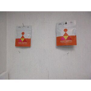 Panic Panties Mid Rise 2 Pairs 1 Black 1 Ivory Size 1XL/3XL. New!!!